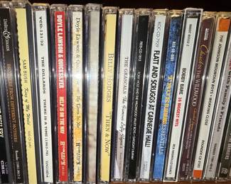 Collection of Bluegrass and Country Music CDs
