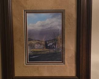 Robert Tino Framed Landscape Print
