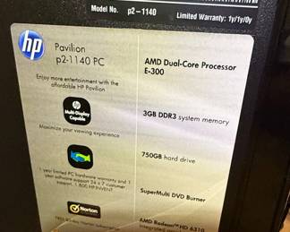 HP Pavilion p2-1140 Desktop PC