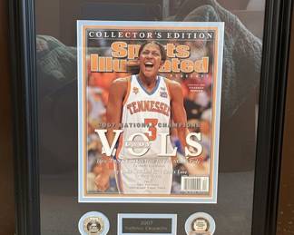 Tennessee Lady Vols 2007 National Champions Framed Sports Illustrated