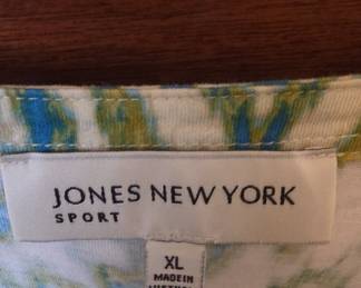 Jones New York Sport Ikat Print Top
