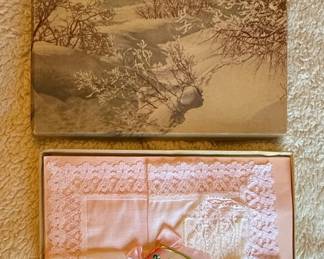 Vintage Fruit of the Loom Ladies Handkerchiefs