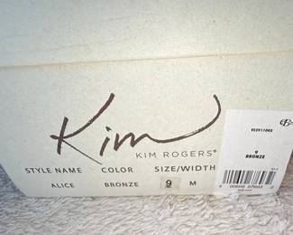 Kim Rogers Alice Bronze Ballet Flats