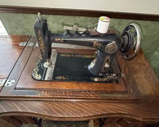 Singer "Sphinx" Treadle Sewing Machine Style