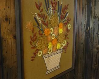 Fall Bouquet Crewel Art