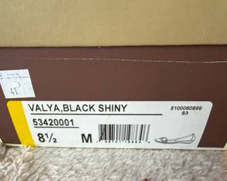Naturalizer Valya Black Shiny Flats