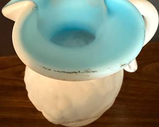 Kanawha Glass Satin Cased Pitcher
