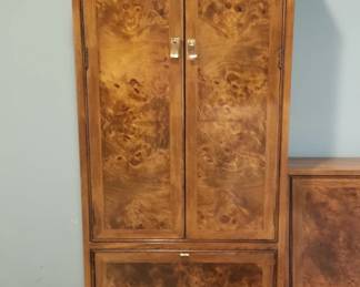 Campaign style bedroom cabinet from Hickory Manufacturing Co. 1980s.