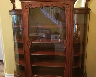 Antique Victorian china cabinet