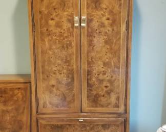 Campaign style bedroom cabinet from Hickory Manufacturing Co. 1980s.