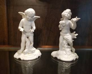 Vintage Dresden porcelain figurines