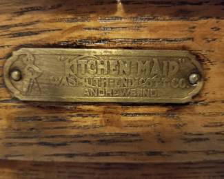 Original brass logo plaque