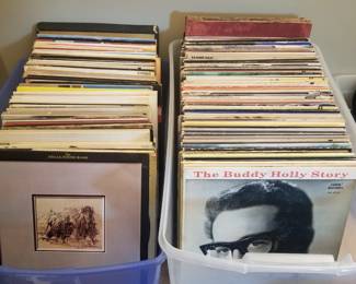 Vintage vinyl albums