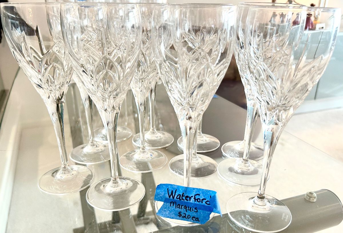 Waterford Marquis Crystal  Wine Glasses $20ea