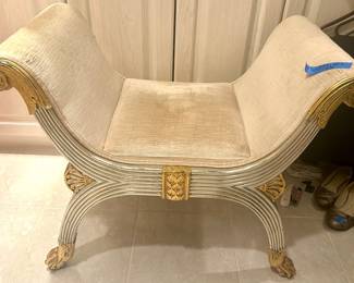Upholstered seat bench $48