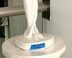 Austin Productions by David Fisher Statue (circa 1980’s); 13.5 Rnd x 71” H w/ pedestal $125