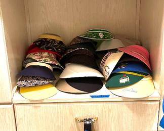  Mink Brim Hat$75; Visors $5 ea