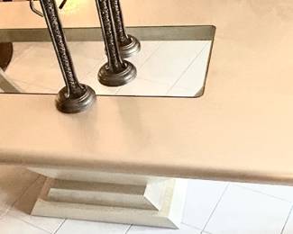 46”w x 111” long x 30”h Table $250