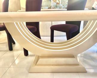 46”w x 111” long x 30”h Table $250