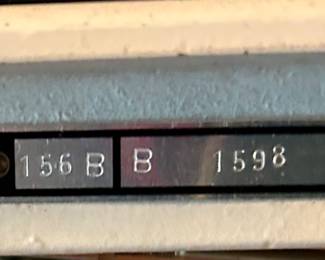 Japanese Sewing machine model #156B B 1598