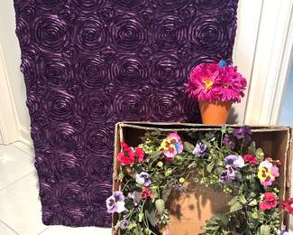Wreath nib $15, purple clothed board $10