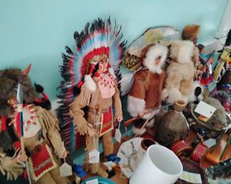 Numbered unique Indian dolls