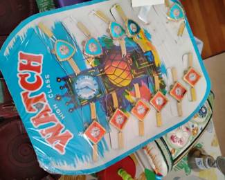 Vintage toy watch display