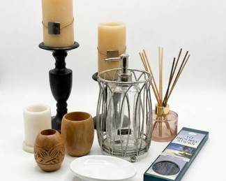 MultiPiece Bathroom Accent Home Fragrance Decor Lot