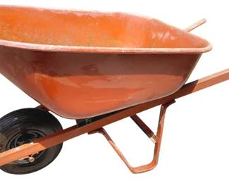 TrueTemper 6 Cubit Feet Metal Wheelbarrow