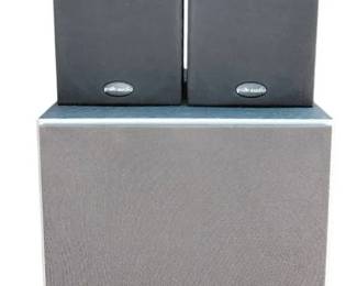 PolkAudio Powered Subwoofer With Two R10 Speakers
