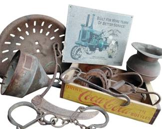 Vintage Farm Decor Items Bundle