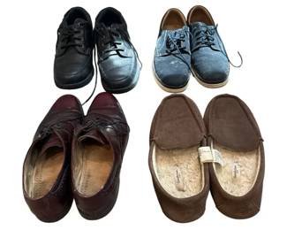 Mens Size 10 Casual Dress Shoes 4 Pairs