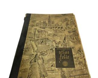 Vintage National Geographic Society Atlas Folio