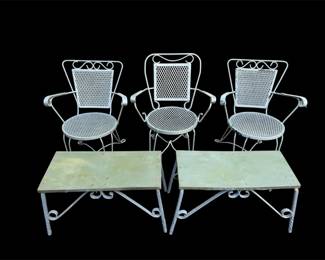 Vintage Wrought Iron Patio Furniture