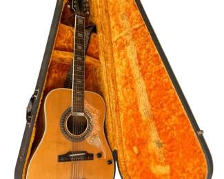 Vintage 1960s Vox V240 Folk Twelve Electro Guitar Case