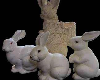 Cute Vintage Rabbit Decor