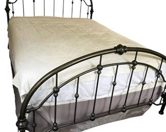 Queen Size Metal Headboard Footboard