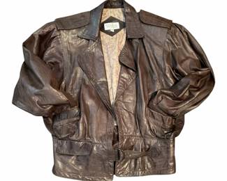 Winlit Genuine Brown Leather Jacket