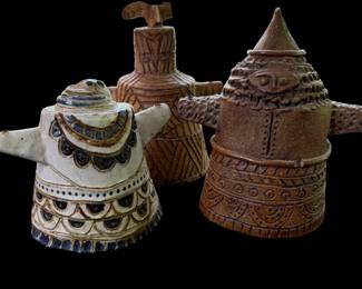 3 Anthropomorphic Idol Figures