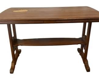Traditional Wooden Library DeskConsole Table