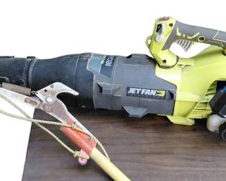 Ryobi Blower With Extension Handle Loppers