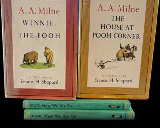 4 Hardback Vtg Winnie The Pooh Books