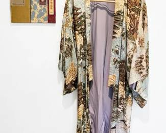 Vintage Medium Size Japanese Kimono Robe Haiku Book Set