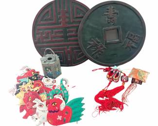 Collection Of Vintage Chinese Decorations