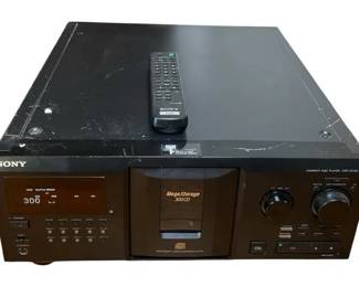 Sony Mega Storage 300 CD Changer Player w Remote