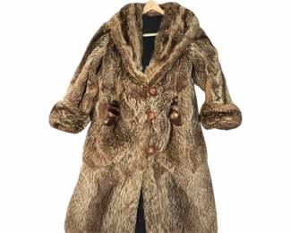 Vintage Raccoon Fur Coat
