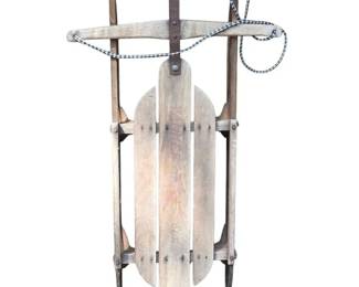 Vintage Yankee Clipper Wooden Sled 1950s60s