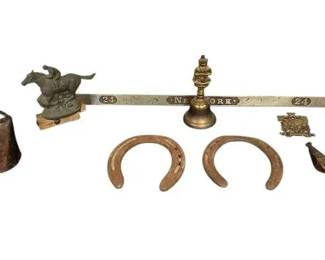 Jenny Jones Welsh Lady Brass Bell, Bronze And Good Luck Charms