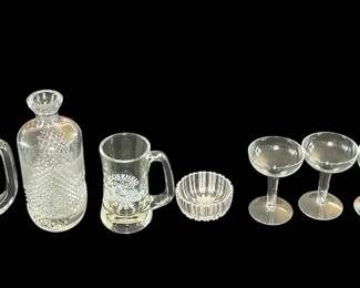 Miscellaneous Vintage Clear Glassware
