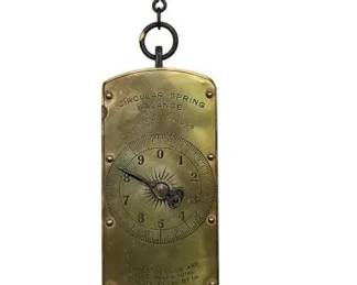 Antique Brass Hanging Scale